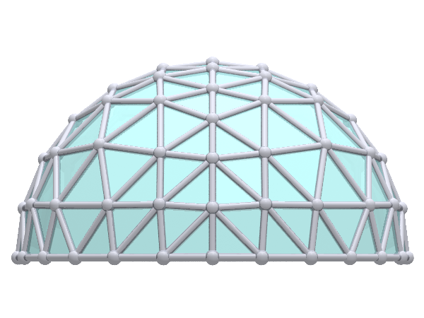 geodesic dome calculator 2v